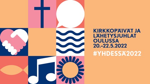 Oulun kirkkopäivien ja lähetysjuhlien logo
